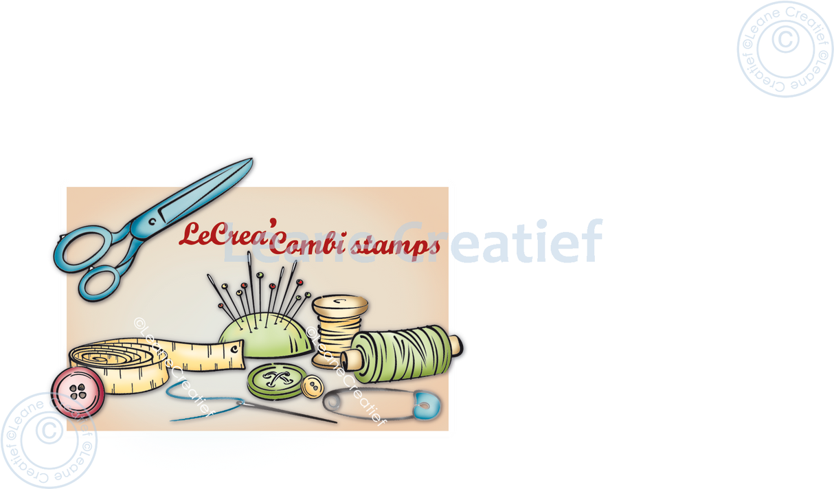 Lecreadesign Combi Clear Stamp Sewing Knitting & Crochet
