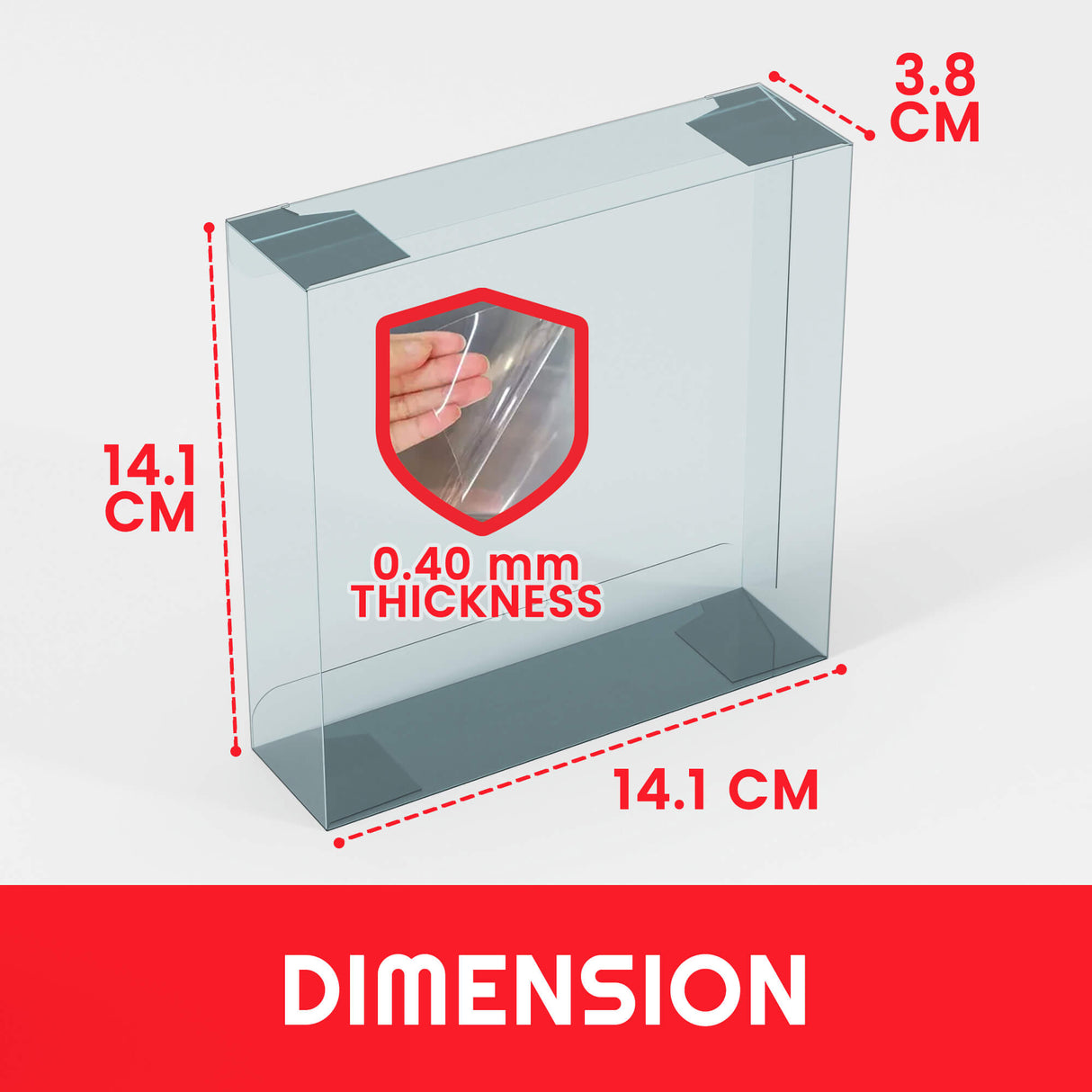 EVORETRO Display Case Protector for Japanese Pokemon Booster