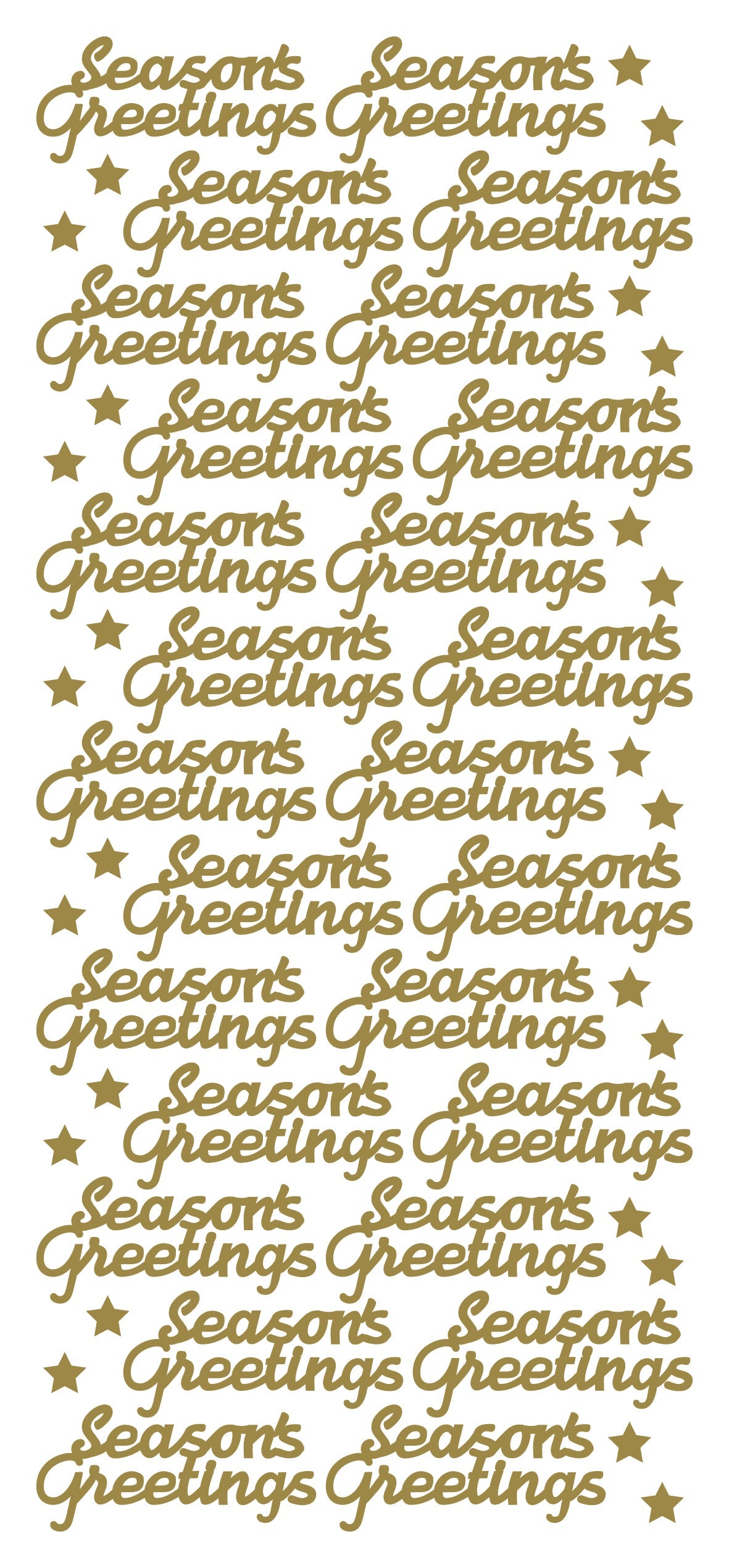 Peel Off Stickers - Seasons Greetings