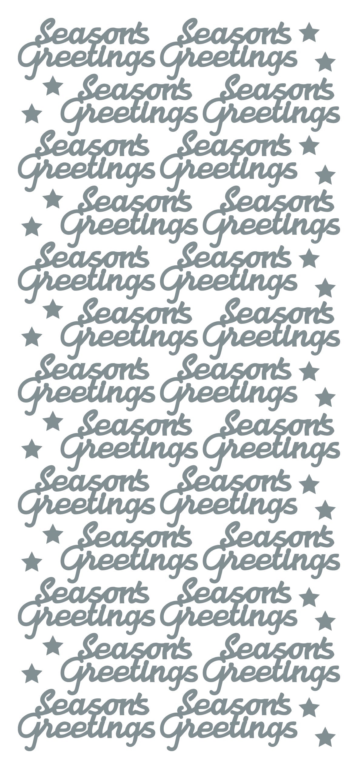 Peel Off Stickers - Seasons Greetings