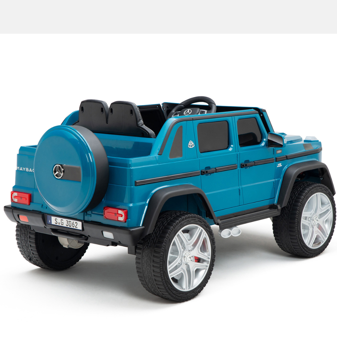 Camion à chevaucher pour enfants Mercedes Maybach G650 12 V : véhicule à chevaucher télécommandé 4x4 monoplace