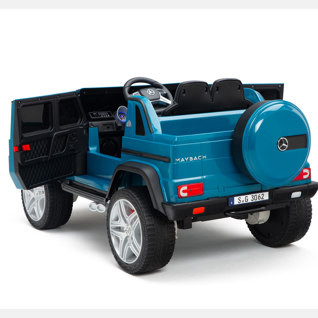 Camion à chevaucher pour enfants Mercedes Maybach G650 12 V : véhicule à chevaucher télécommandé 4x4 monoplace