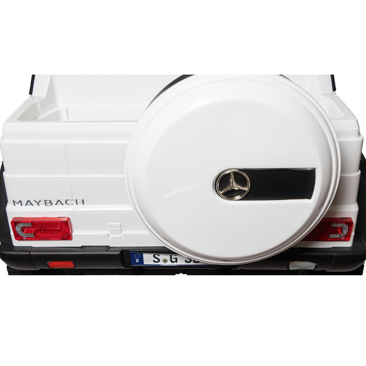 Camion à chevaucher pour enfants Mercedes Maybach G650 12 V : véhicule à chevaucher télécommandé 4x4 monoplace