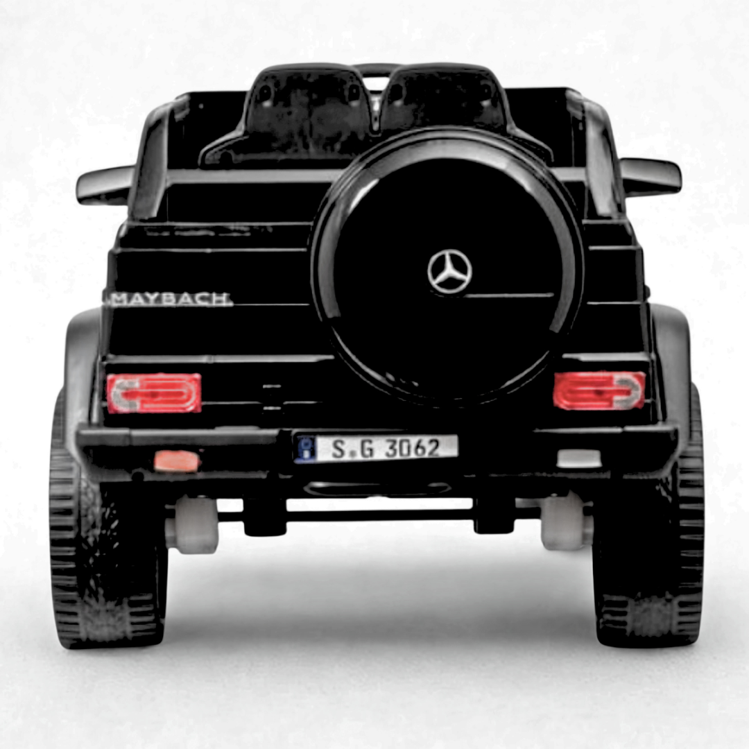 Camion à chevaucher pour enfants Mercedes Maybach G650 12 V : véhicule à chevaucher télécommandé 4x4 monoplace