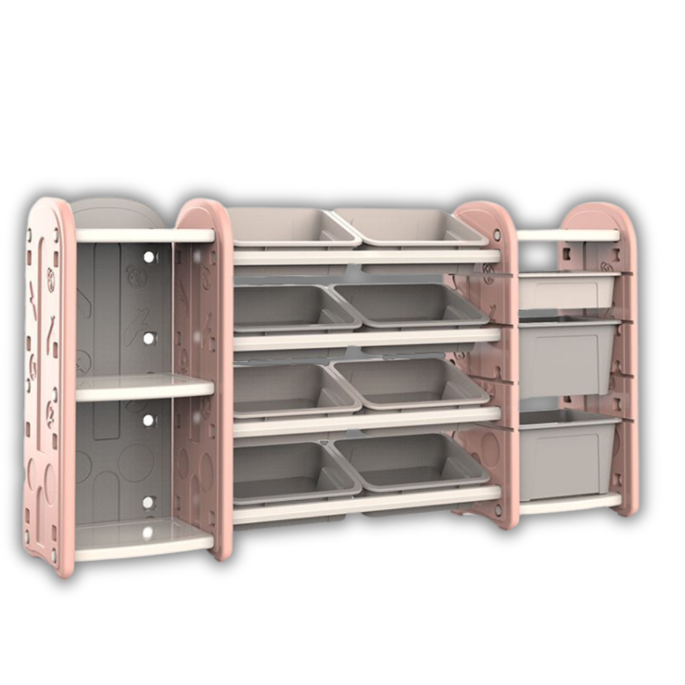 Kids & Toddlers XL Bookshelf Storage Unit: Toddler Luxury Organizer