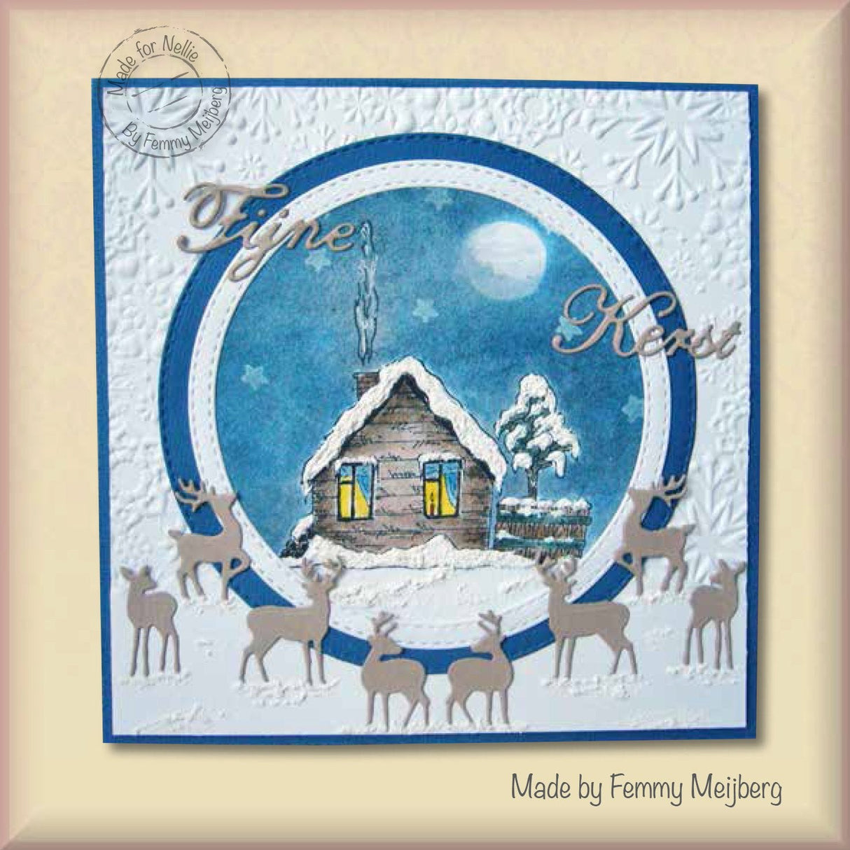 3D Embossing Folder - Snowflake Frame