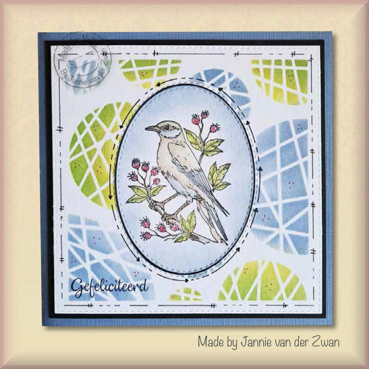 Nellie's Choice Stencil A6 For Magnetic Colour Set Circles