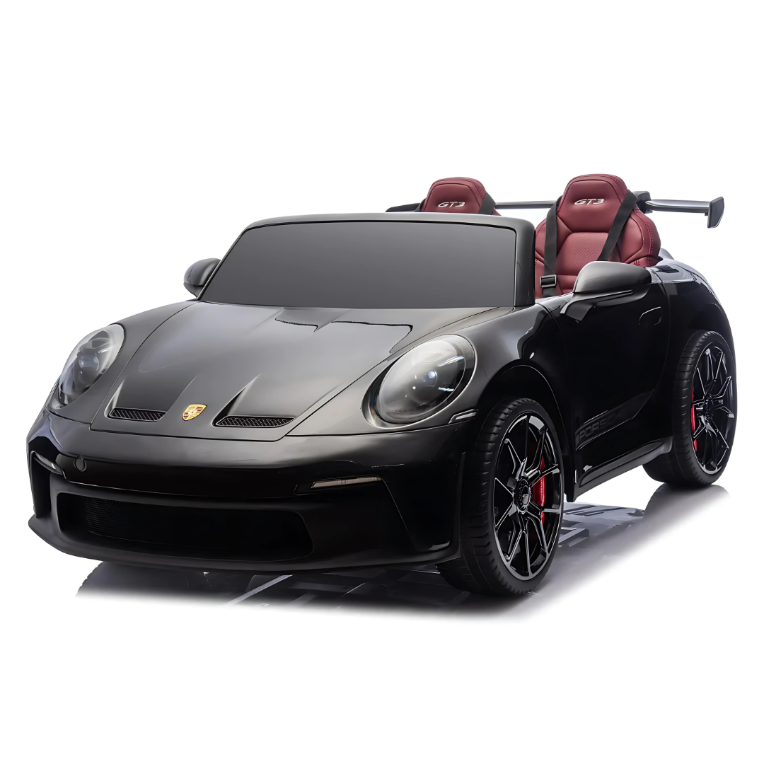 24V Porsche 911 GT3 4x4 AWD MP4 Edition 2-Seater Licensed Ride-On Car W/ Rubber Wheels, Music Player & RC