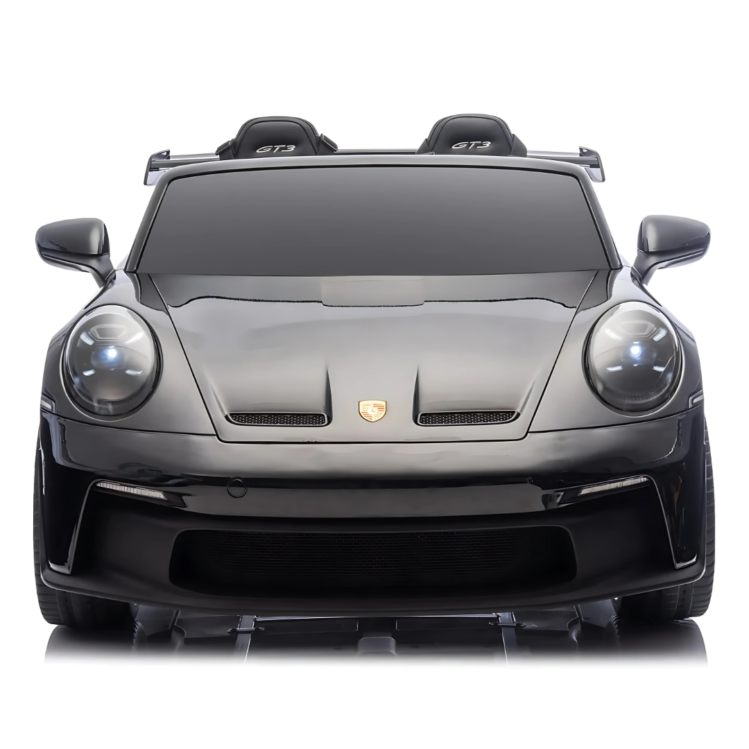 24V Porsche 911 GT3 4x4 AWD MP4 Edition 2-Seater Licensed Ride-On Car W/ Rubber Wheels, Music Player & RC