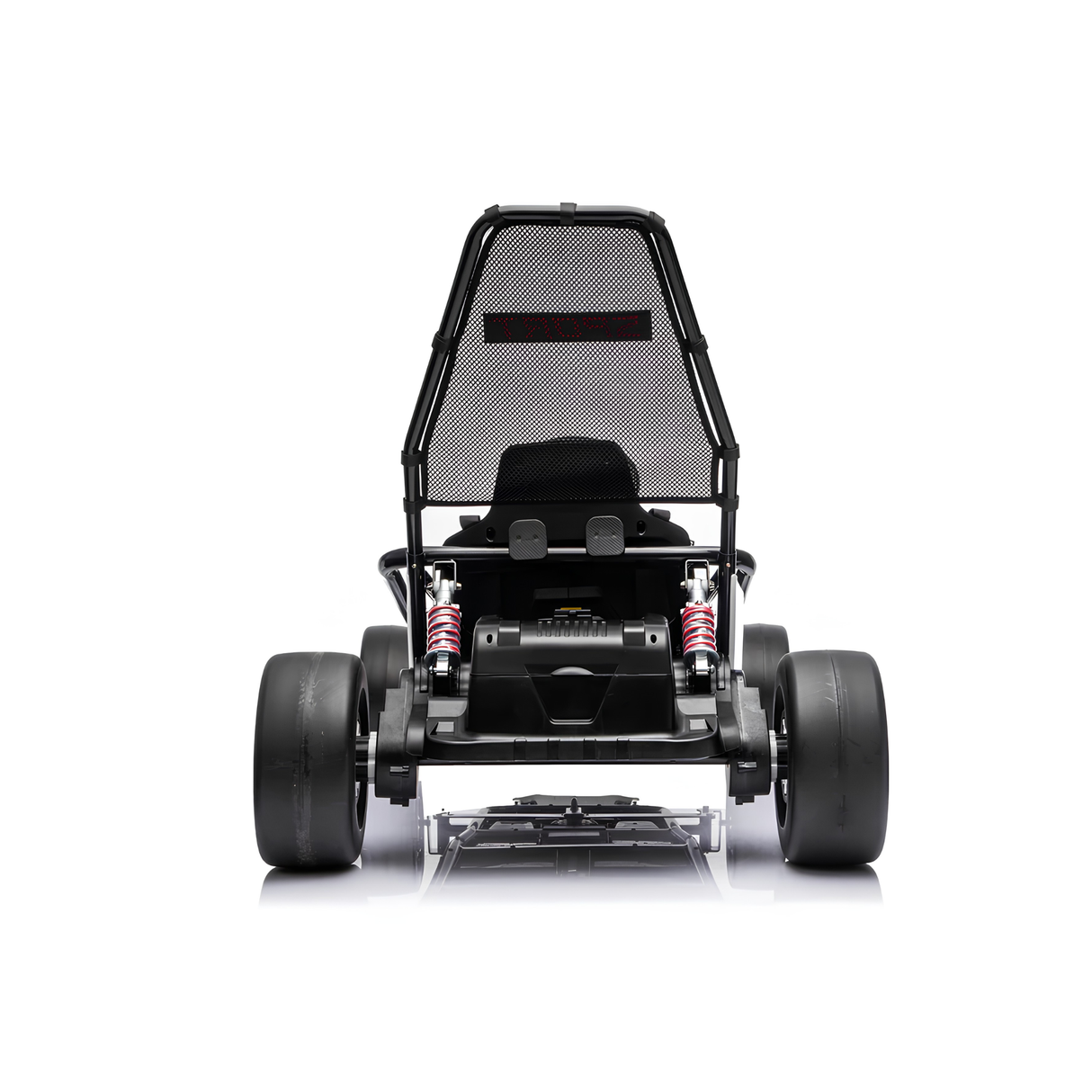 24V Phantom Sport GT Kids High Speed Electric Go Kart with Safety Harness, Lights & Music