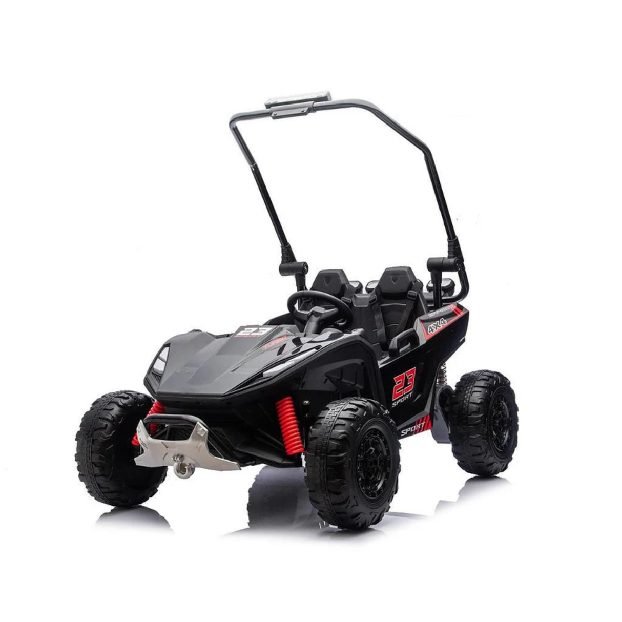 24V X-Raptor 2-Seater Kids Ride-On 4X4 UTV with EVA Rubber Wheels, Music Player & RC
