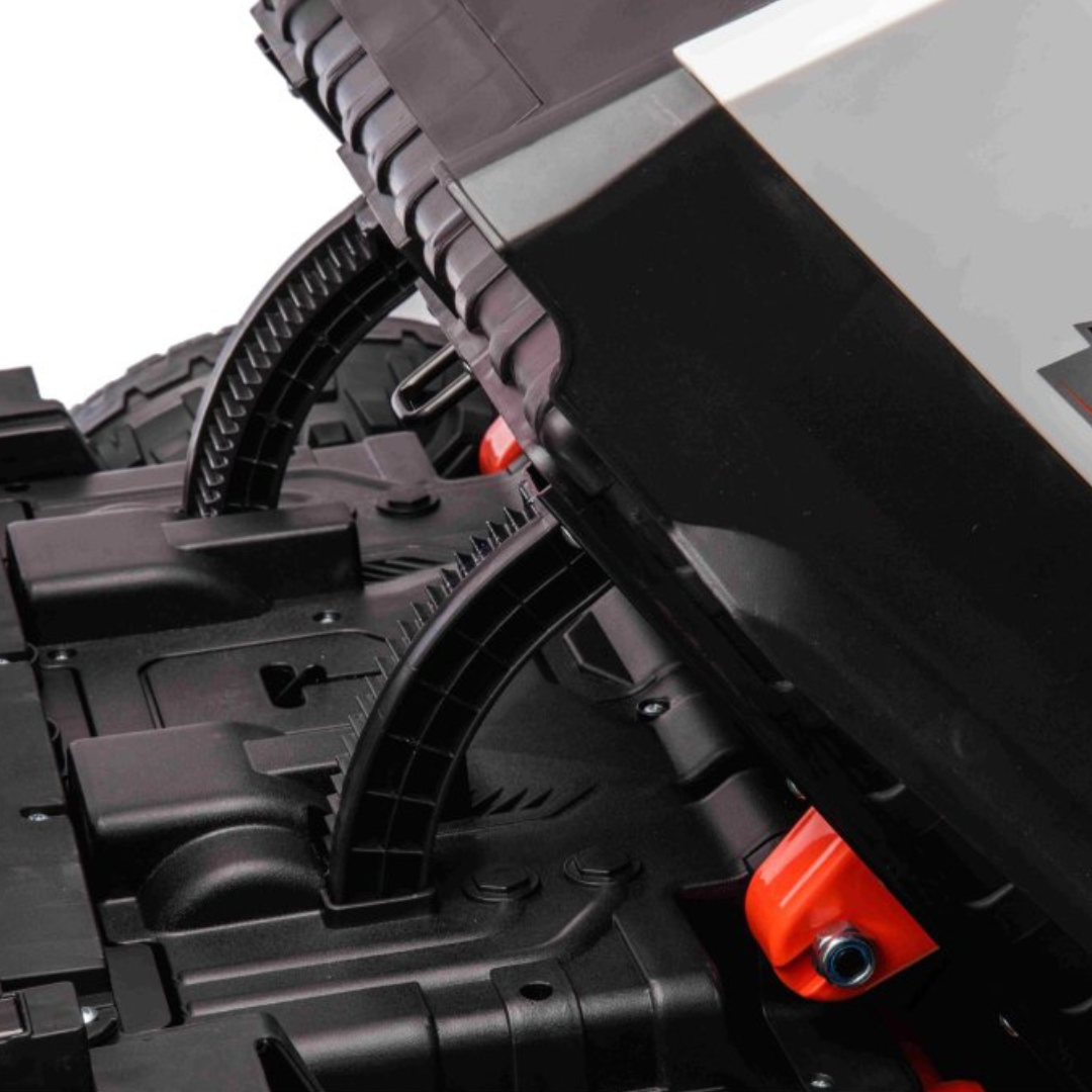 24V Famer Edition 4x4 Kids 2-Seater Ride-On UTV Buggy W/ Rubber Wheels, Music Player & RC