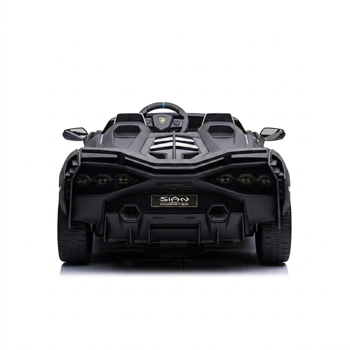 24V Lamborghini Sian Drifting Edition 2-Seater Ride-On Car W/ Drift Mode, Music Player, Butterfly Doors & RC