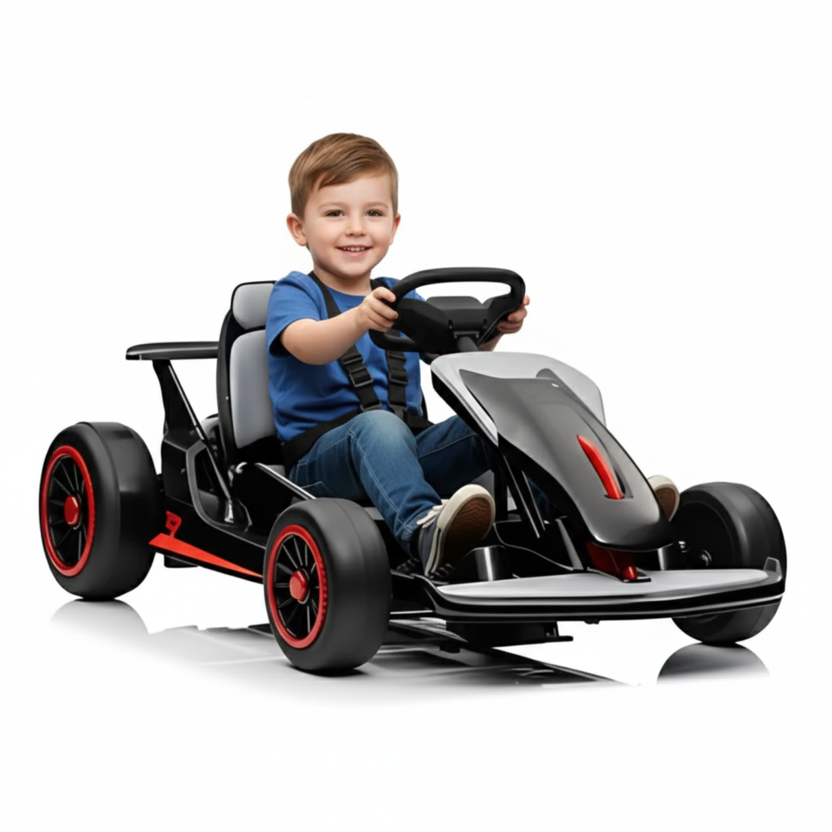 Kart de drift 24 V pour grands enfants - Édition complète pour le plaisir de conduire et de dériver