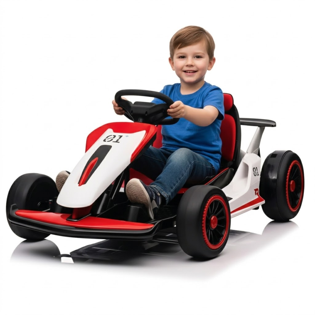 Kart de drift 24 V pour grands enfants - Édition complète pour le plaisir de conduire et de dériver