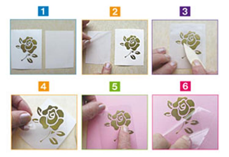 Sticker Transfer Sheet 4 sheets