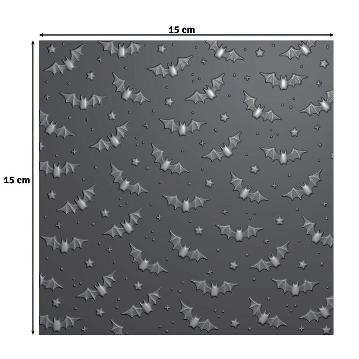 Vaessen Creative • Embossing Folder Bats 5.9x5.9in 1pcs