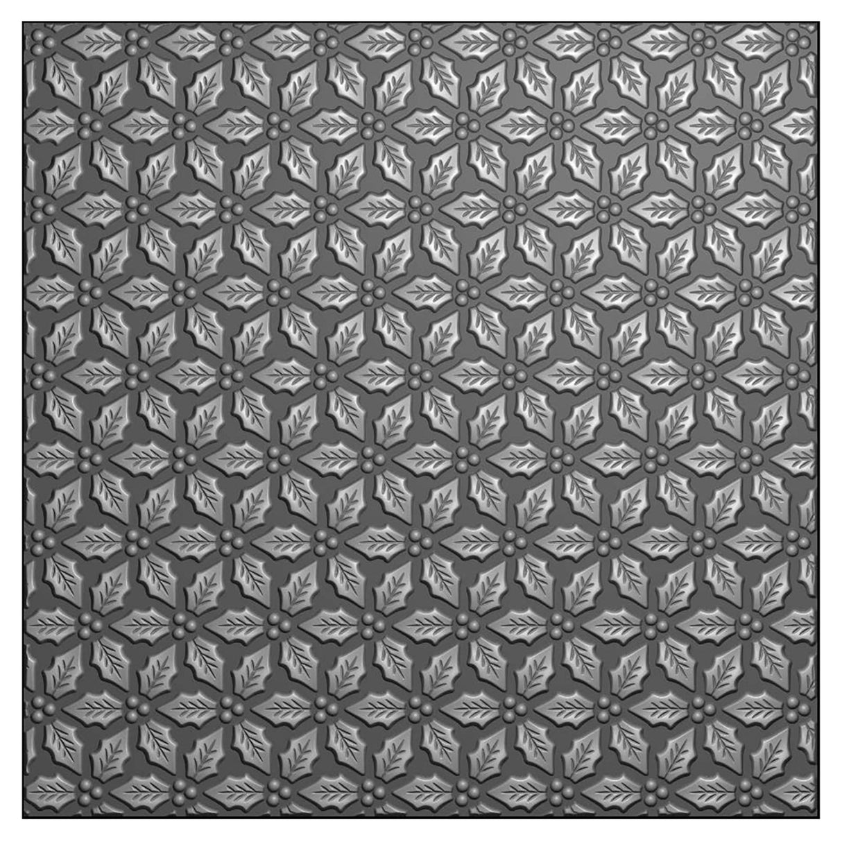 Vaessen Creative • 3D Embossing Folder Holly Leaves 15x15cm