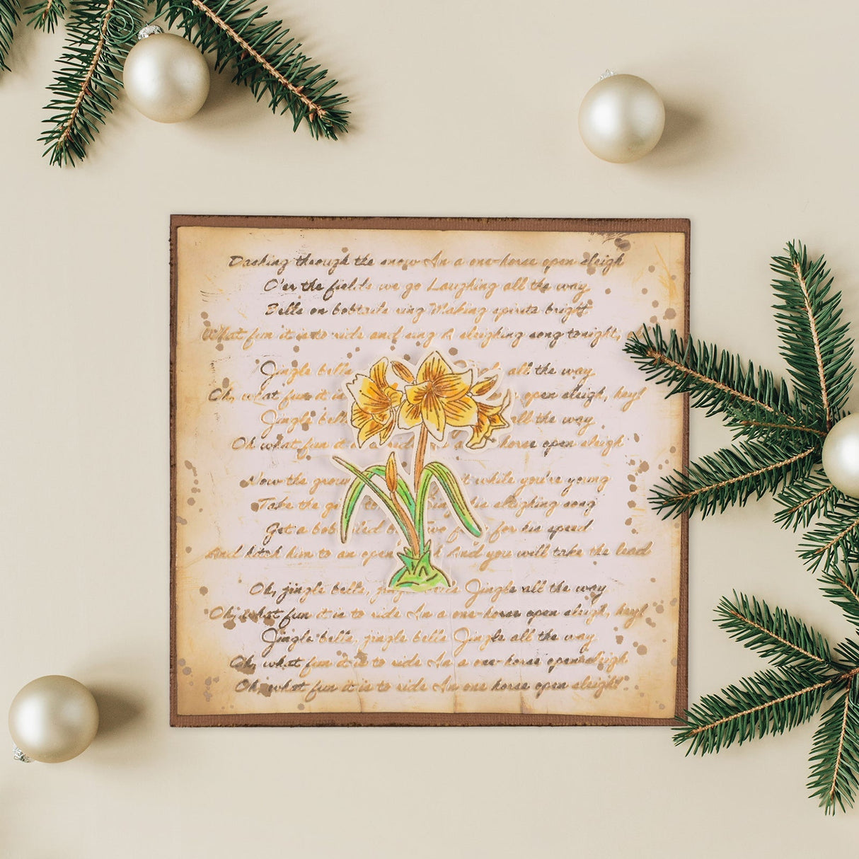 Vaessen Creative • 3D Embossing Folder Jingle Bells 15x15cm