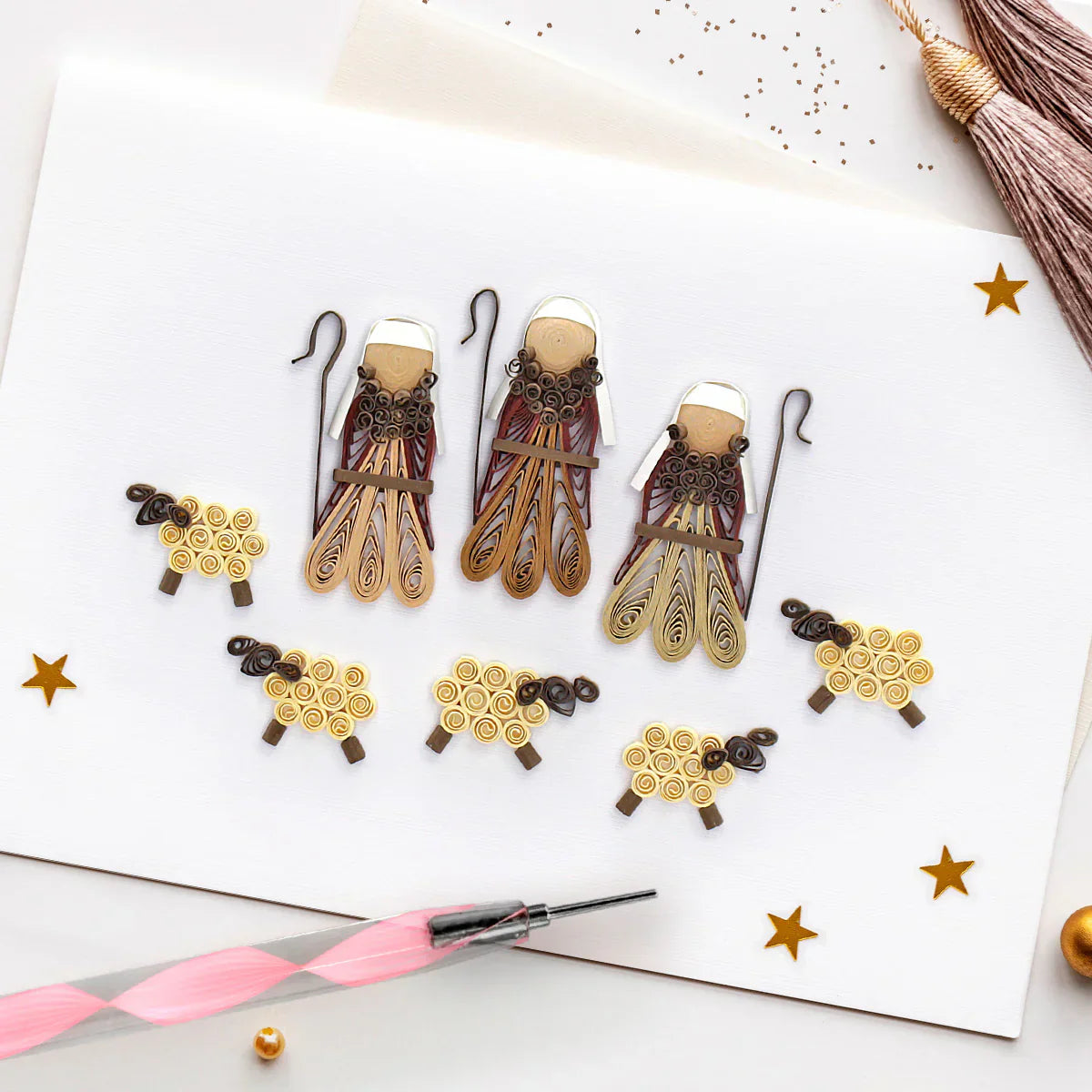 Miniature Nativity Quilling Kit