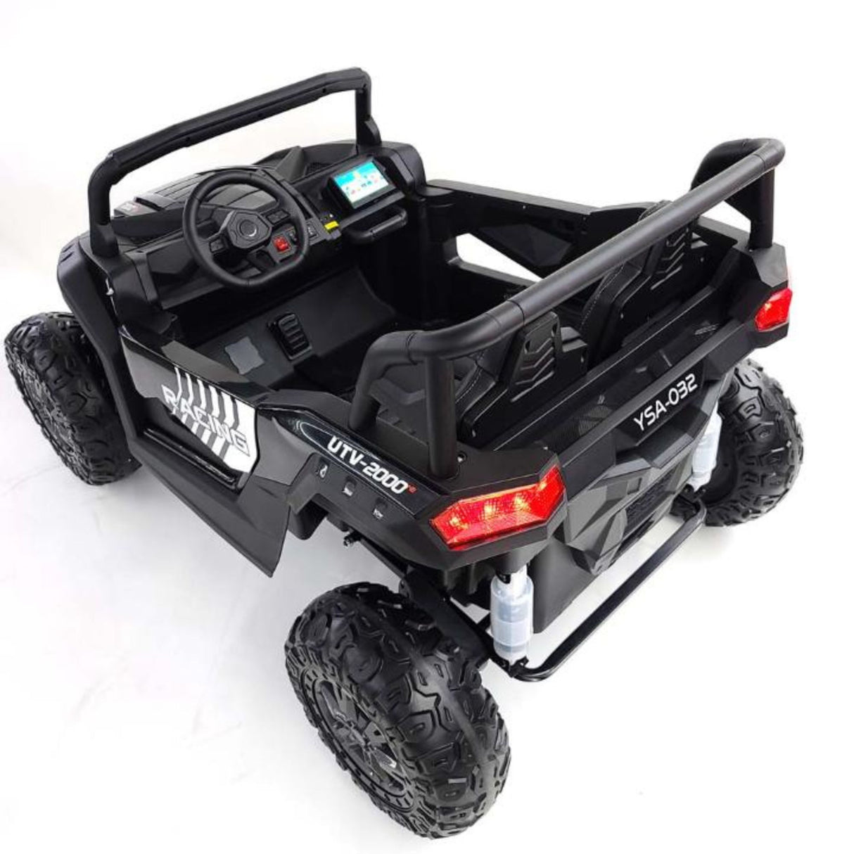 24V Ultra Treck XXL 4x4 2-Seater Ride-On UTV Buggy W/ Rubber Wheels, Music Player & RC