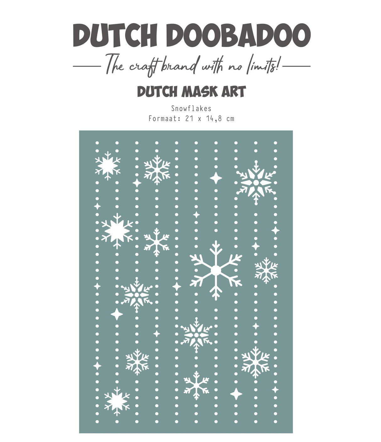 Dutch Doobadoo DDBD Dutch Mask Art Snowflakes A5