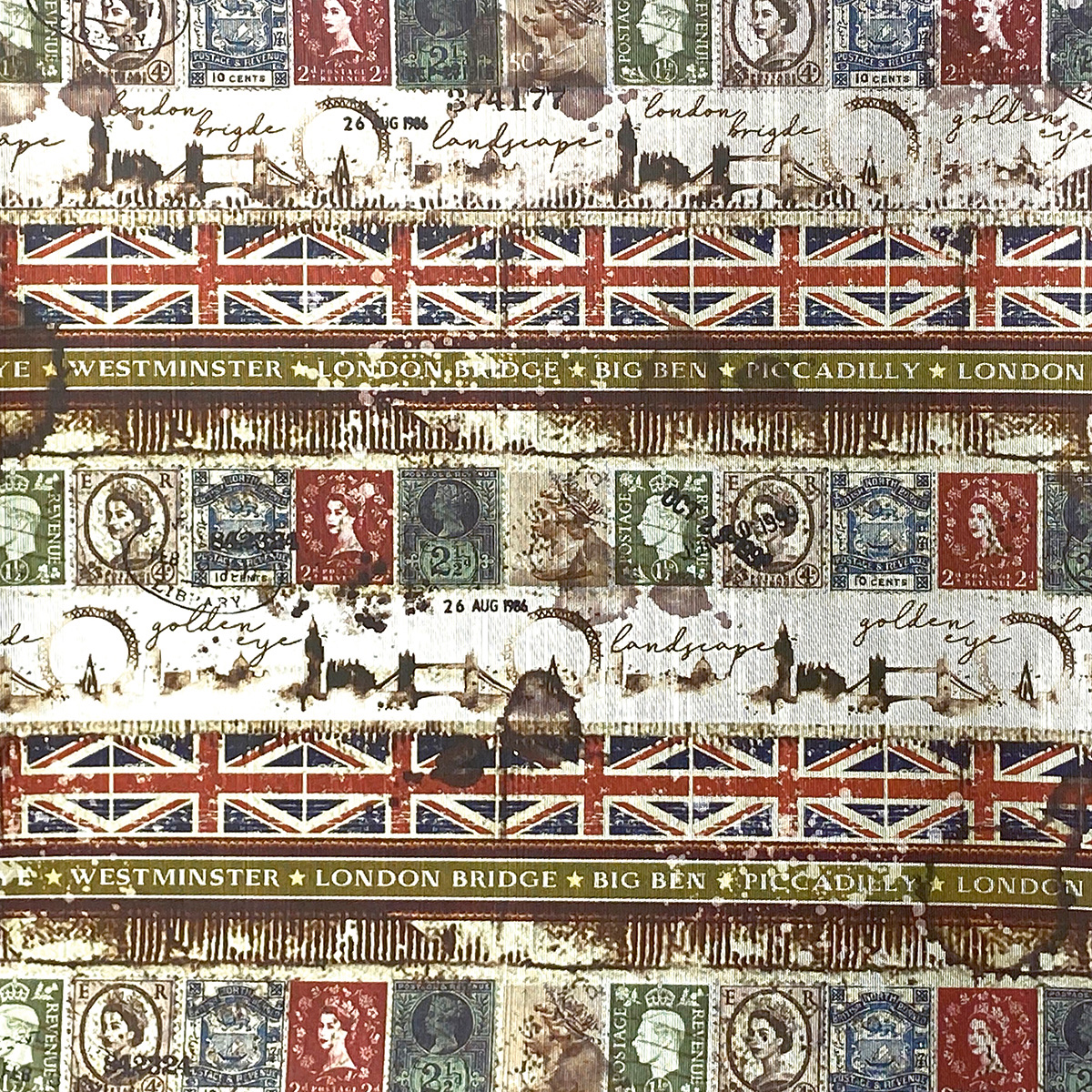 London's Calling Deluxe Silver Paper 6"x6" 5/Pkg