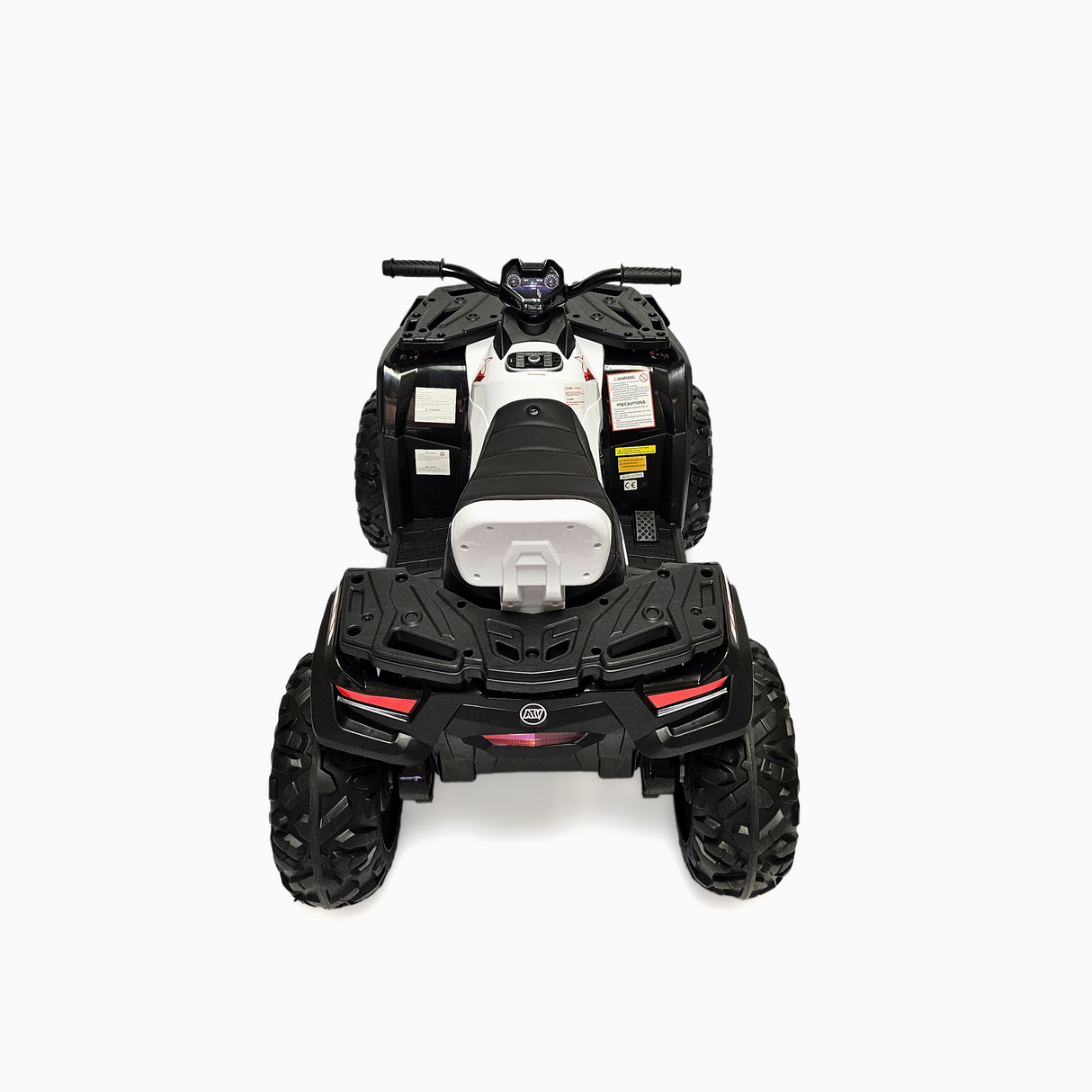 24V Titan Edition Kids Upgraded 4×4 Ride-On Quad ATV W/ Rubber Wheels, Lights & Music Player