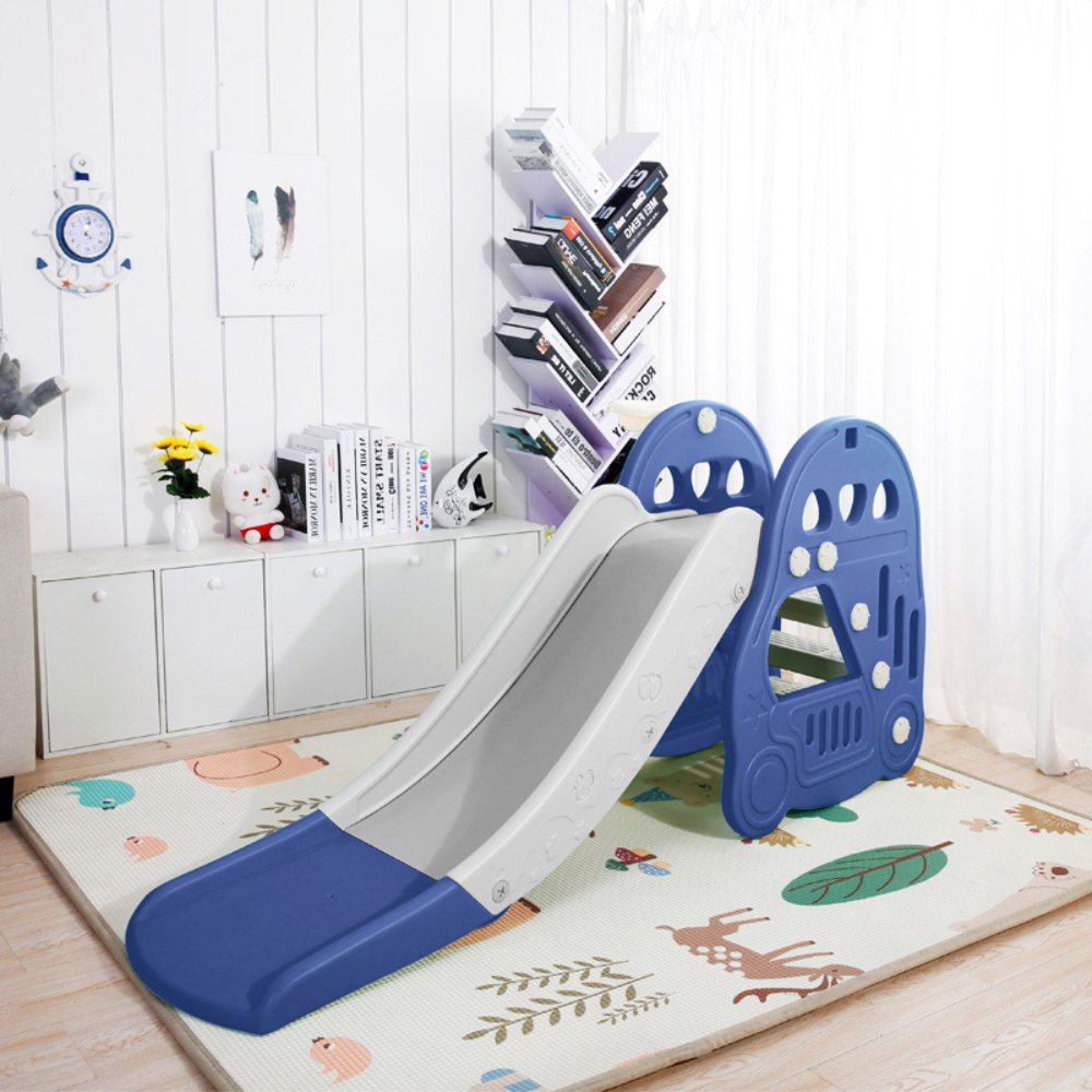 Toboggan pour enfants d'intérieur et d'extérieur avec cadre à billes - Divertissement interactif pour les enfants et les tout-petits