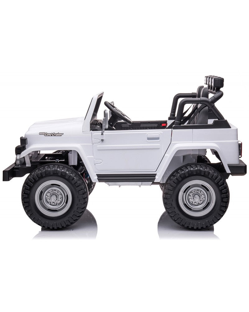 24V Toyota Premium 4x4 2-Seater Ride-On Truck W/ Rubber Wheels, Music Player & RC