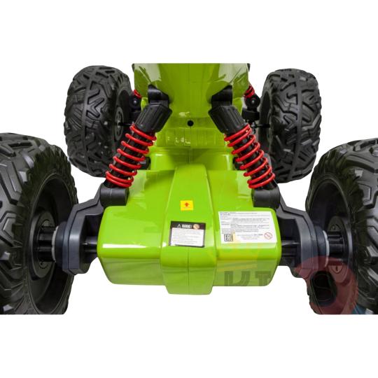 24V Adventure Pro 7 Edition Ride-On Quad W/ Rubber Wheels, Music Player & Lights