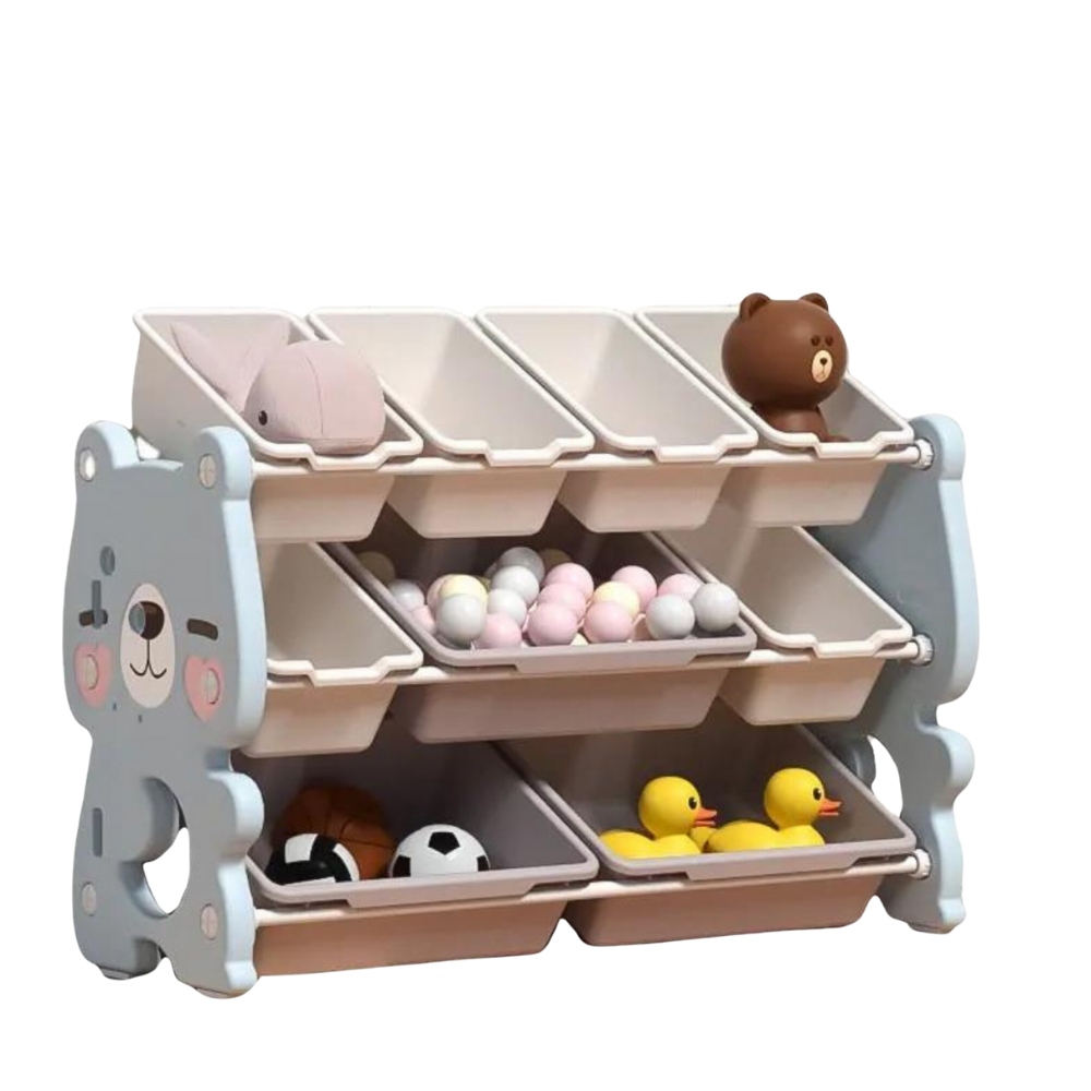 Kids & Toddlers Bear Edition Storage Unit: Toddler Luxury Organizer
