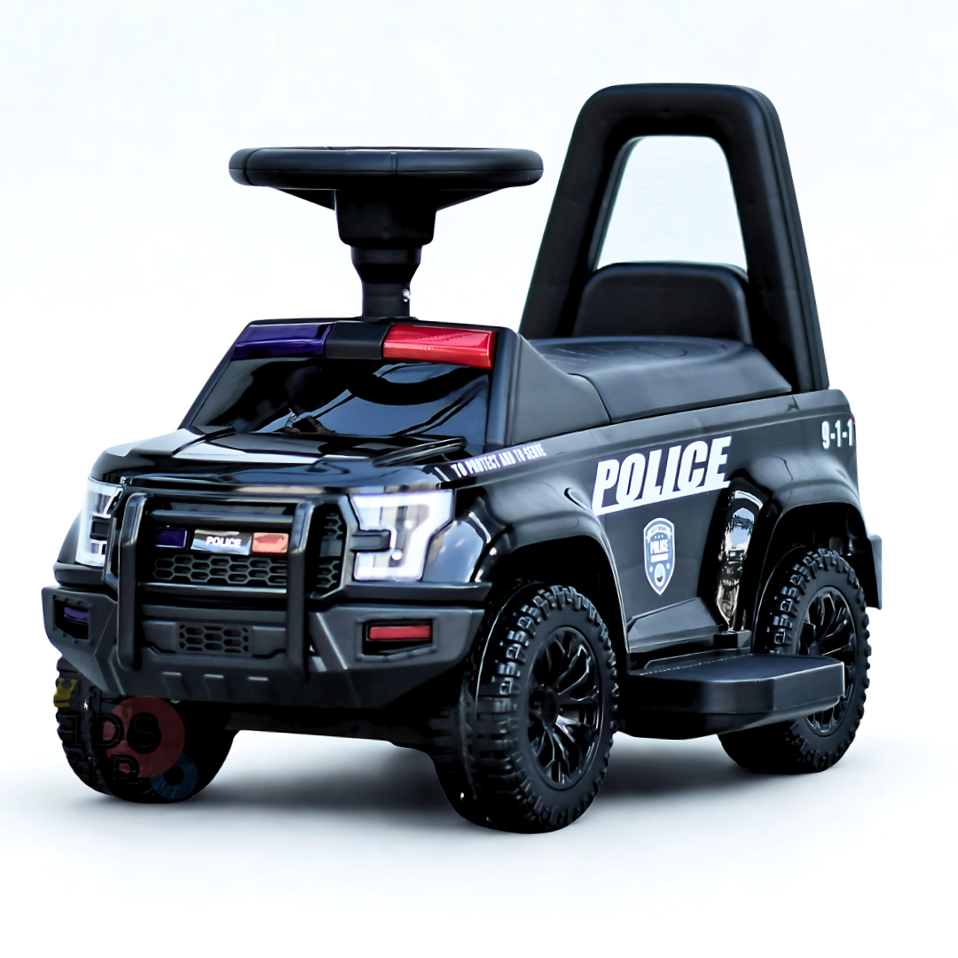 6V 3-In-1 Police Edition Ride-On Truck W/ Siren, Lights & Music Player
