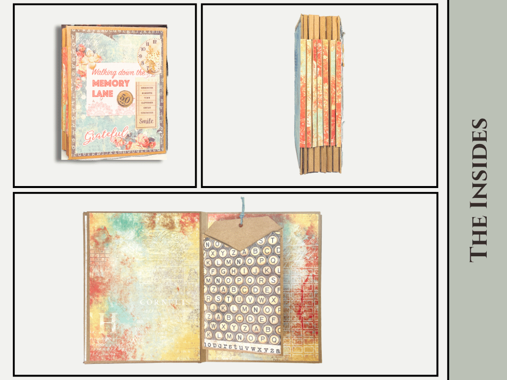 CrafTreat Accordion Hinge Book 1 - White