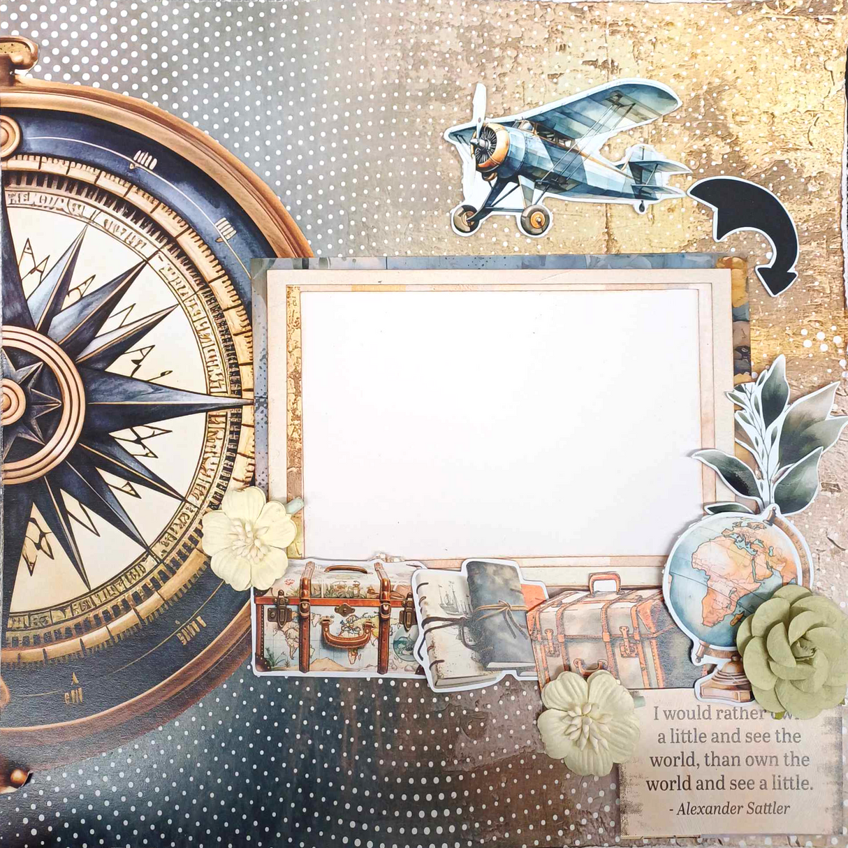 3Quarter Designs Adventures Return 12x12 Design Paper & Diecuts Set