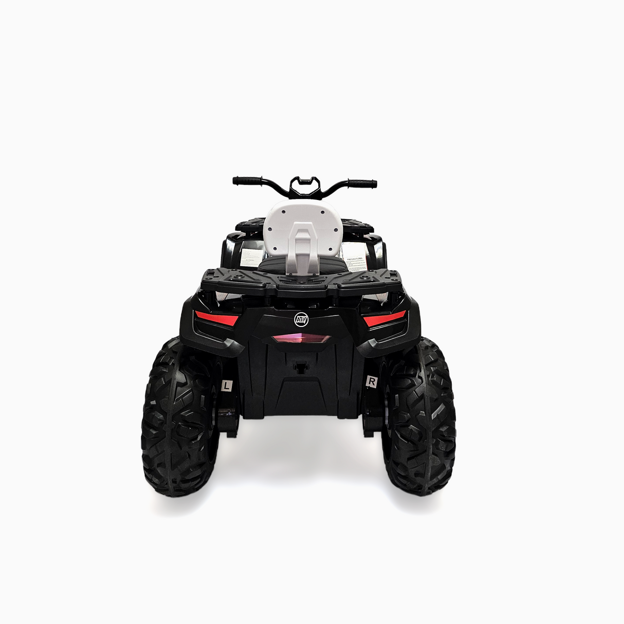 24V Titan Edition Kids Upgraded 4×4 Ride-On Quad ATV W/ Rubber Wheels, Lights & Music Player