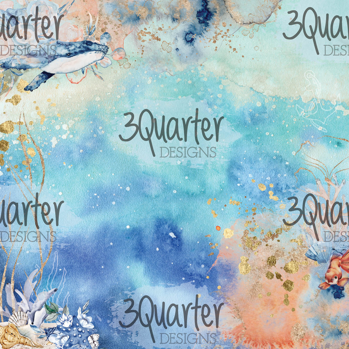 3Quarter Designs - Ocean Lovers - Paper Pad 6 x 6