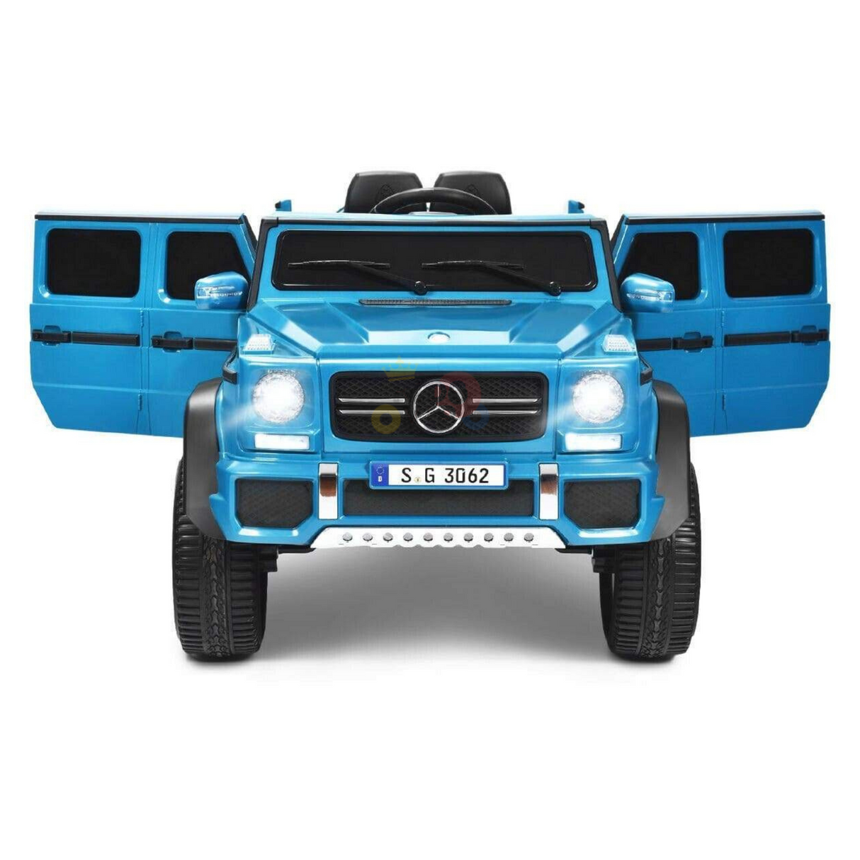 Camion à chevaucher pour enfants Mercedes Maybach G650 12 V : véhicule à chevaucher télécommandé 4x4 monoplace