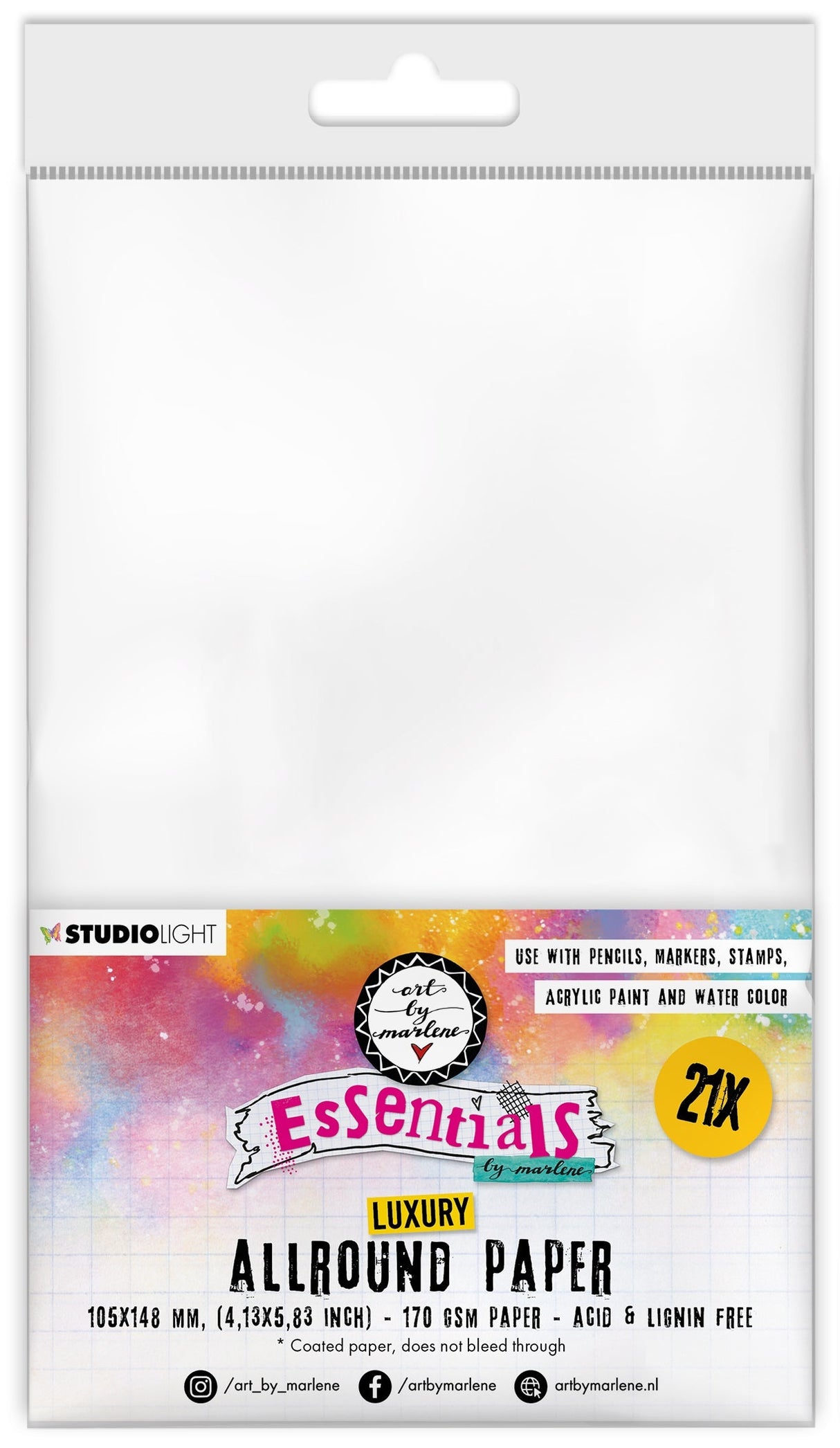 ABM Paper Set Marker And Pencil Paper Essentials 105x148x8mm 21 SH nr.38