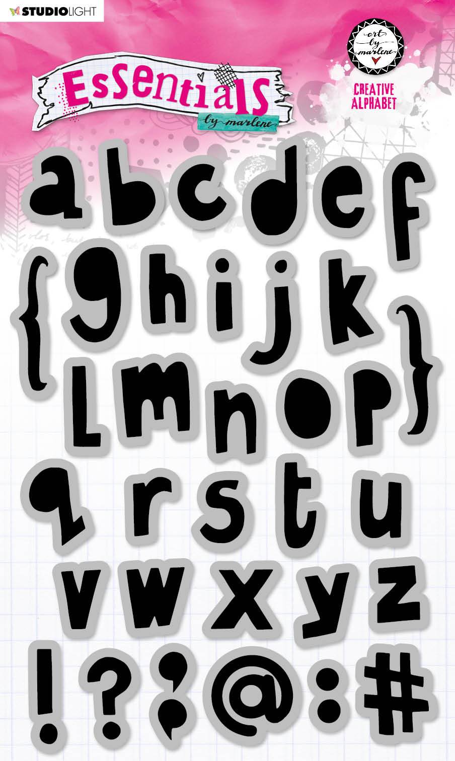ABM Cling Stamp Creative Alphabet Essentials 148x210mm nr.17