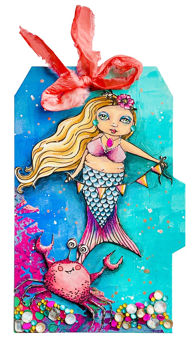 ABM Clear Stamp Mermaids So-Fish-Ticated 148x210mm nr.14