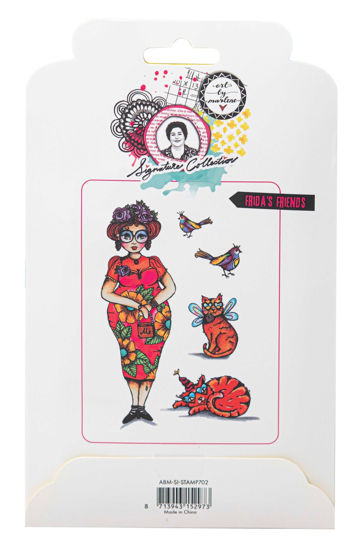 ABM Cling Stamp Frida's Friends Signature Collection 5 PC