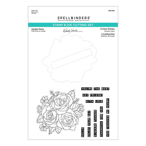 Garden Party SDS & Stencil Bundle from the From the Garden Collection by Wendy Vecchi