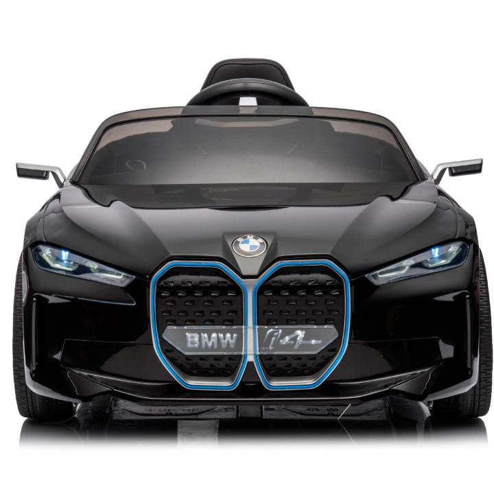 12V BMW I4 4x4 1-Seater Ride-On Car W/ Rubber Wheels, Music Player & RC