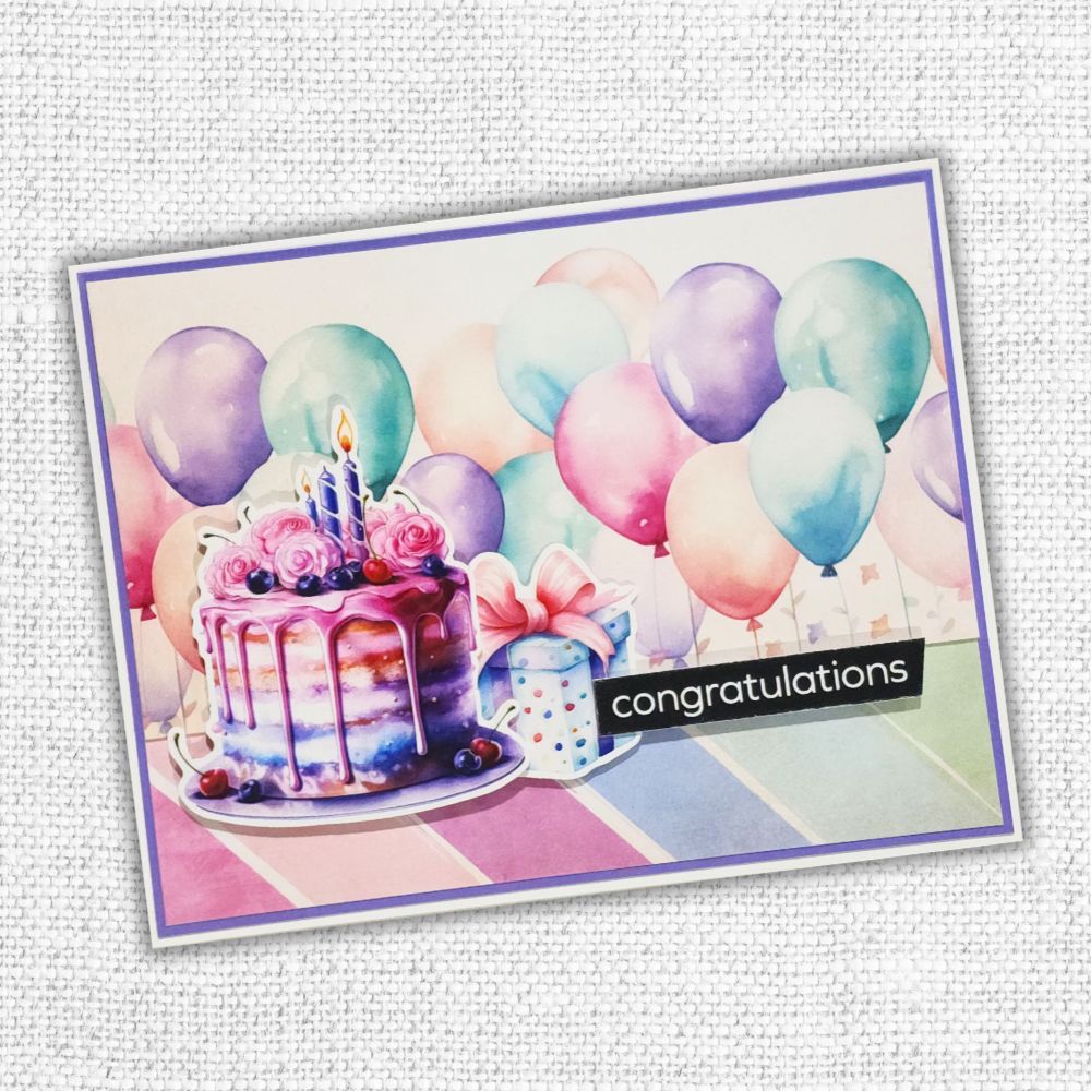 Birthday Fun Embossed Die Cuts 33306