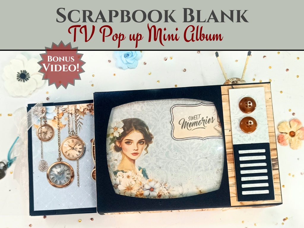 CrafTreat TV Pop Up Mini Album - Kraft