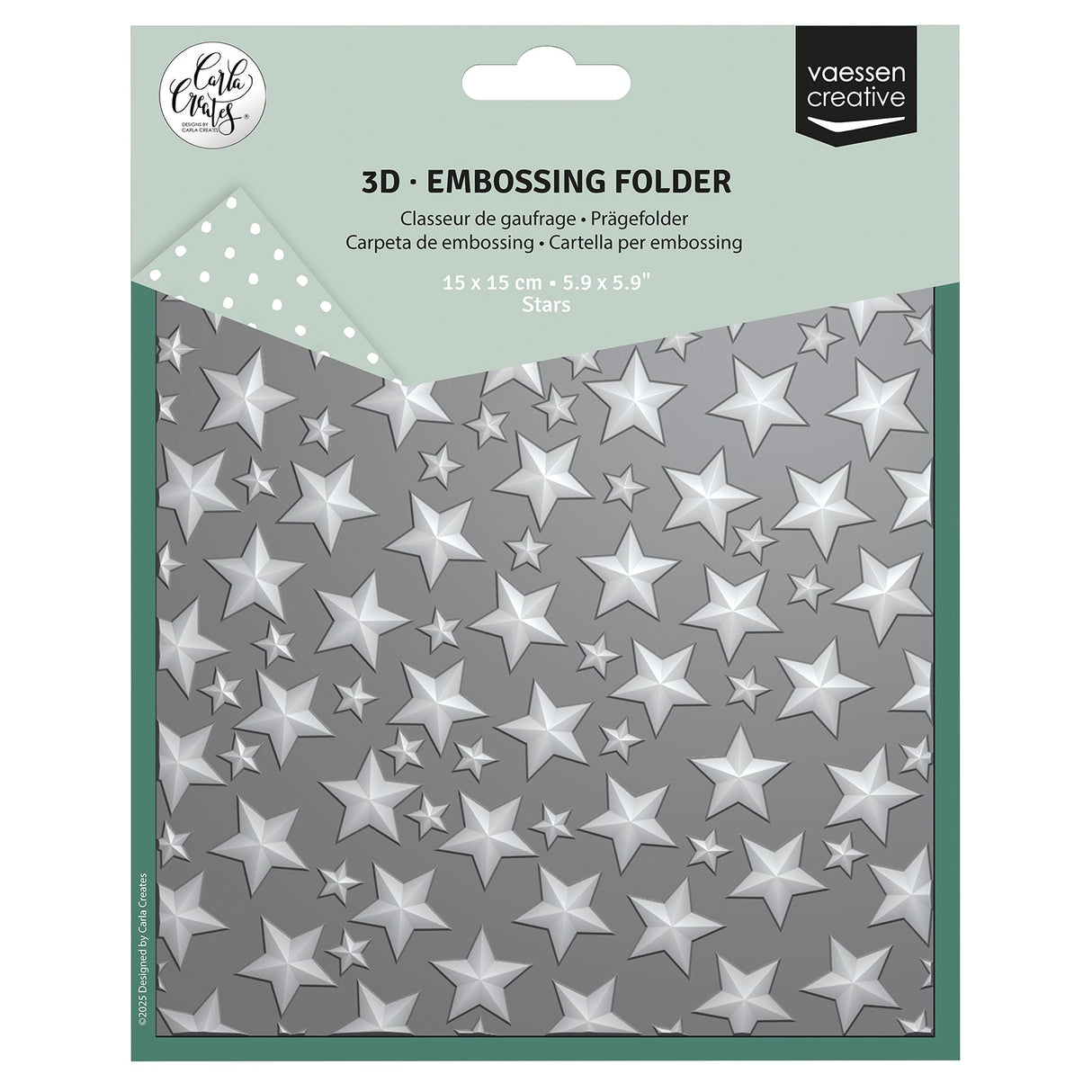 Vaessen Creative • Embossing Folder Stars