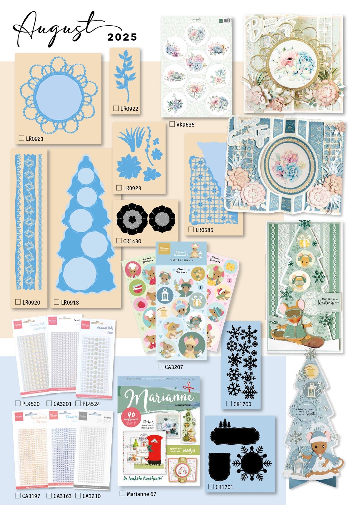 Marianne Design The Collection #152 August 2025