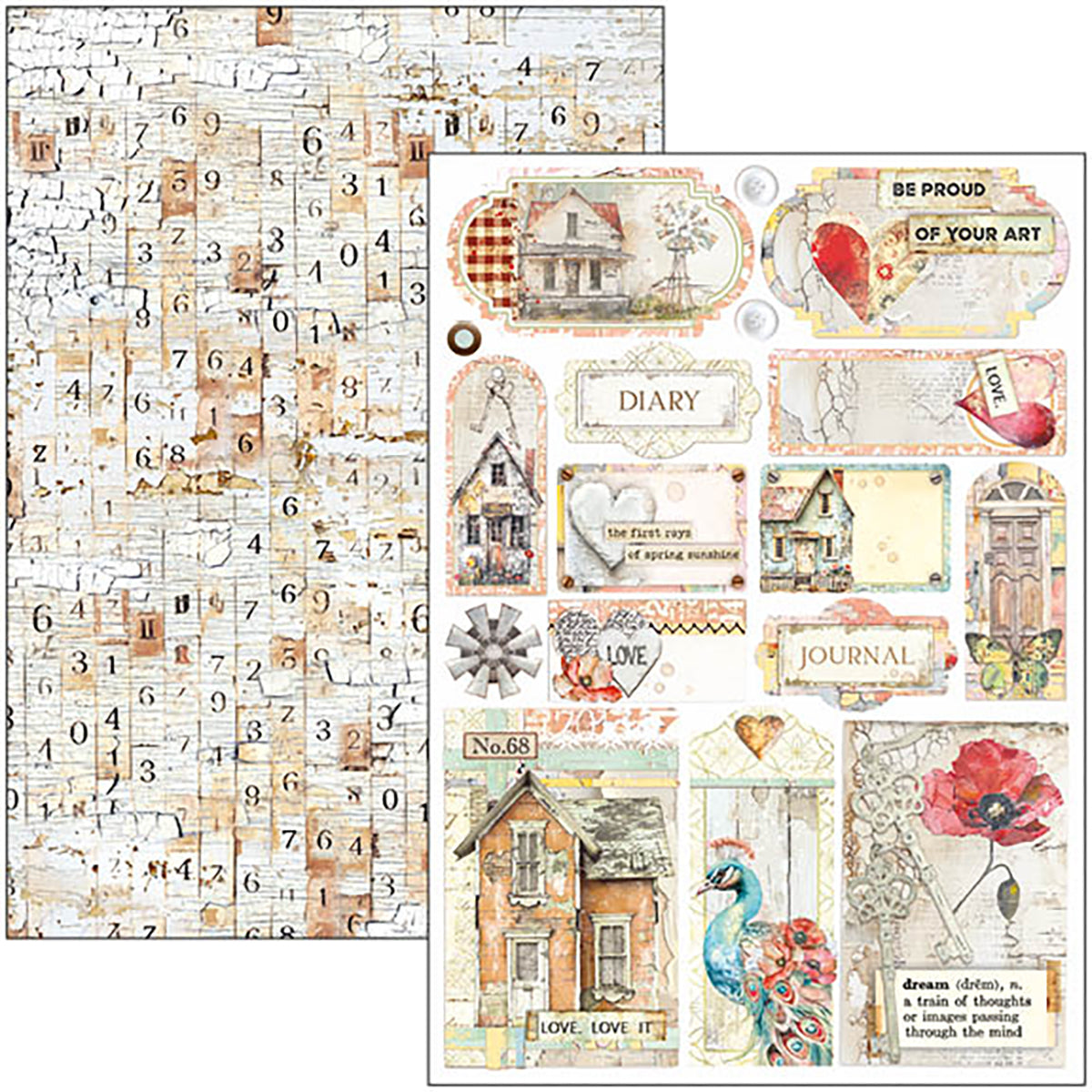 Majestic Dream Creative Pad A4 9/Pkg