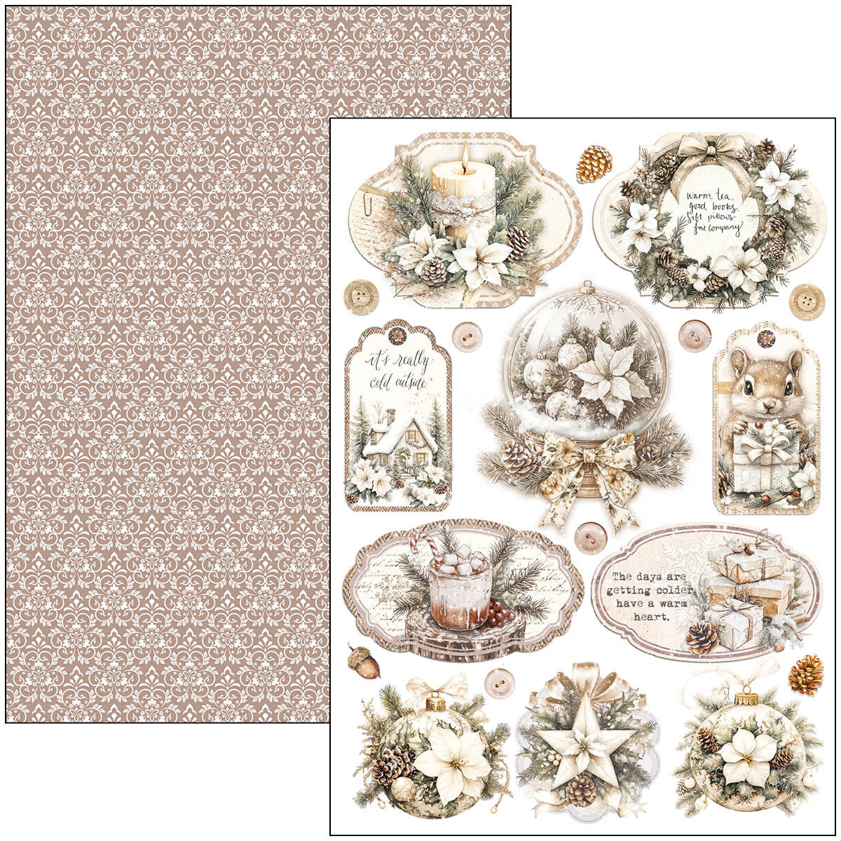 Winter Season Creative Pad A4 9/Pkg